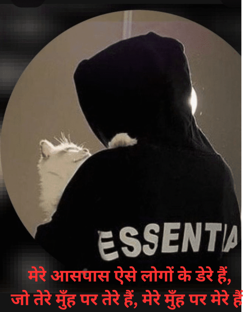 Mere aaspaas aise logon ke dere hain,
Jo tere munh par tere hain, mere munh par mere hain.